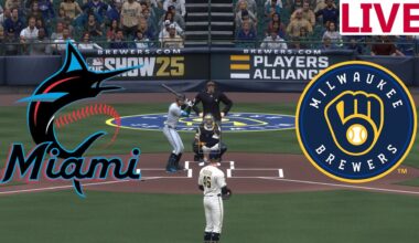 🔴LIVE🔴Miami Marlins vs Milwaukee Brewers/July 25/ Envivo/ MLB The show 25