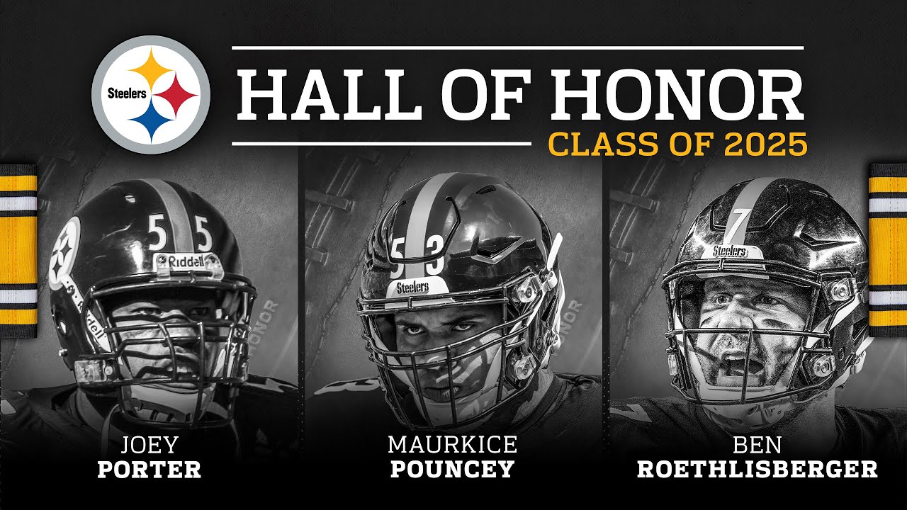 Steelers announce Hall of Honor Class of 2025 | Pittsburgh Steelers