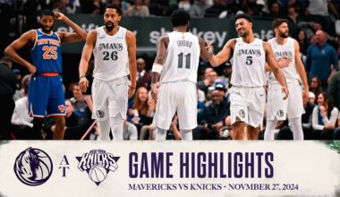 Dallas Mavericks vs. New York Knicks | Game Highlights | November 27, 2024