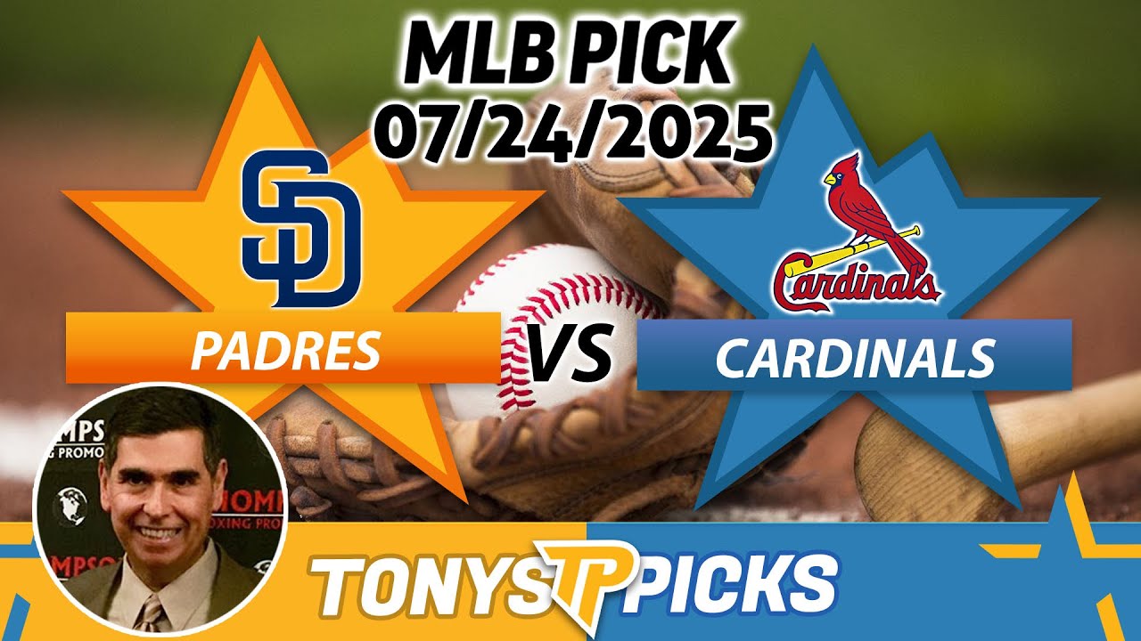 San Diego Padres vs St Louis Cardinals Pick 7/24/25 MLB Pick Prediction