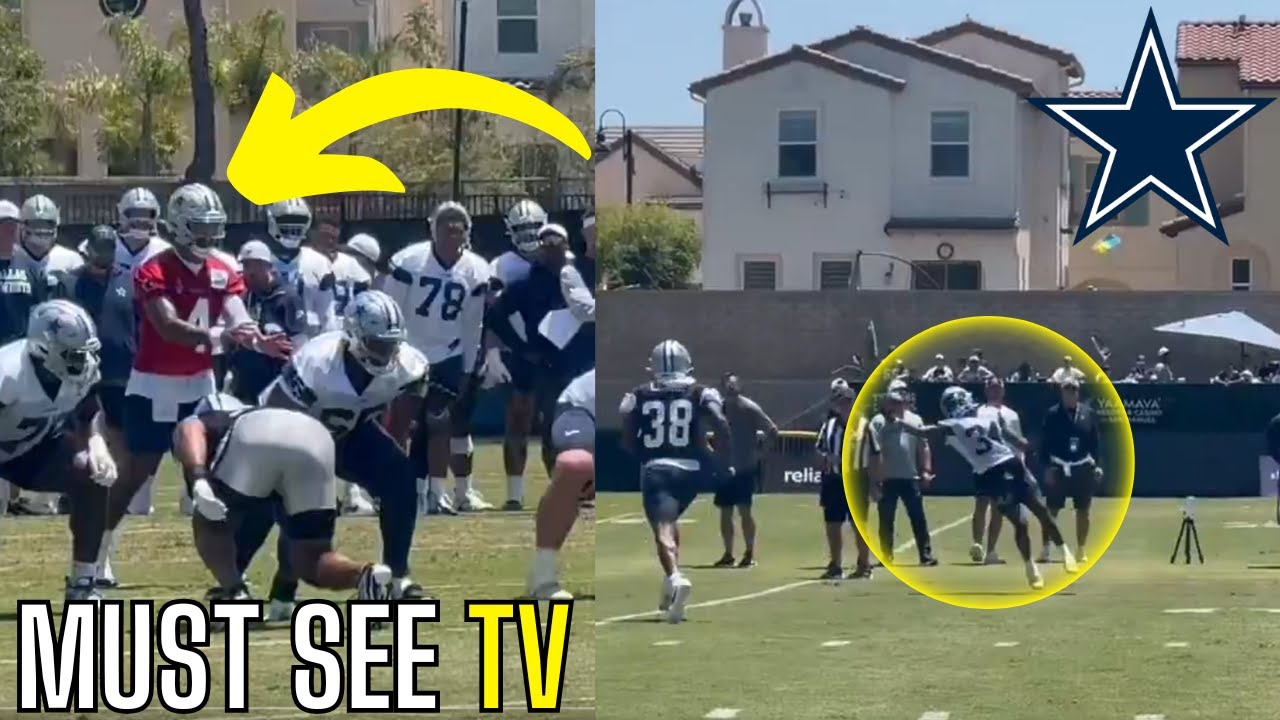 The Dallas Cowboys Day 4 Training Camp Highlights Are ABSOLUTELY CRAZY... | Cowboys News |