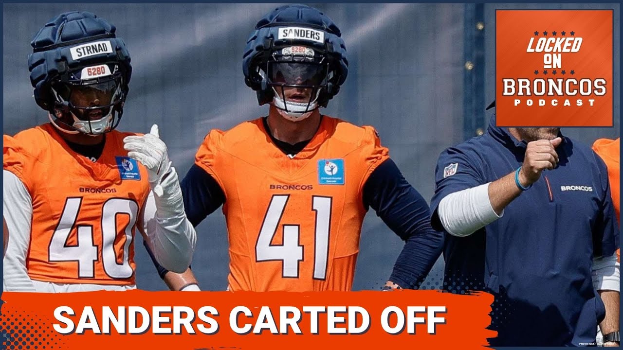 Drew Sanders CARTED OFF at Denver Broncos Training Camp