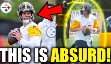 FIRST LOOK AT AARON RODGERS & WILL HOWARD At Pittsburgh Steelers Training Camp...