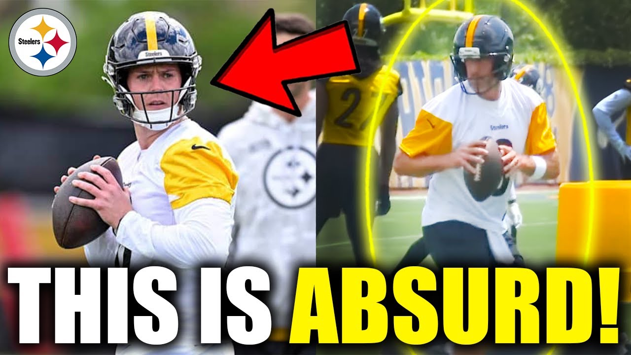 FIRST LOOK AT AARON RODGERS & WILL HOWARD At Pittsburgh Steelers Training Camp...