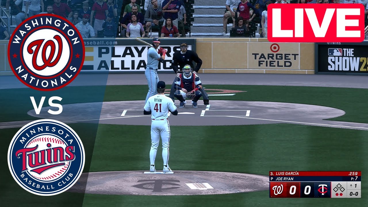 MLB LIVE🔴 Minnesota Twins vs Washington Nationals - Jul 26, 2025 | Full Game MLB 2025 EN VIVO