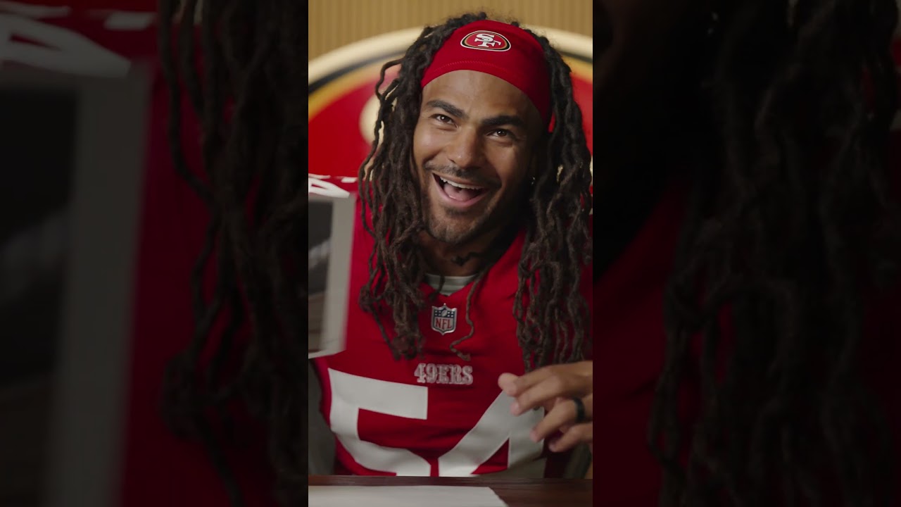 WHAT A BLUNDER 😂 #fredwarner #fashion #49ers #nfl