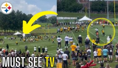 The Pittsburgh Steelers Training Camp Day 3 Looks EYE OPENING... | Steelers News |