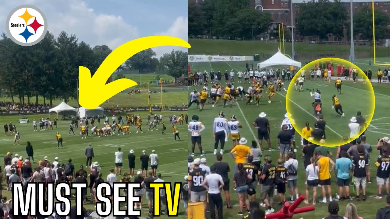 The Pittsburgh Steelers Training Camp Day 3 Looks EYE OPENING... | Steelers News |