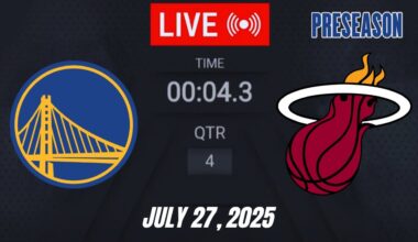 NBA LIVE! Golden State Warriors vs Miami Heat | July 27, 2025 | Warriors vs Heat 2K Preseason