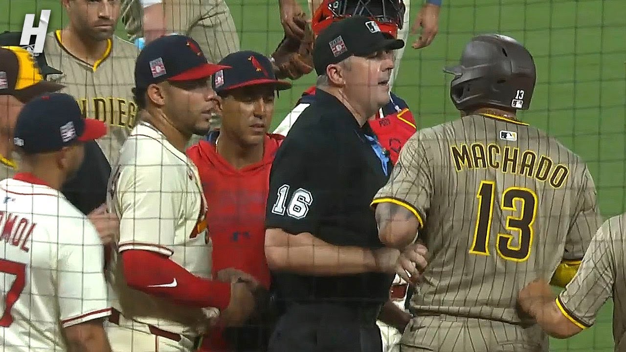 Manny Machado was HEATED After Being Hit AGAIN vs Cardinals 👀