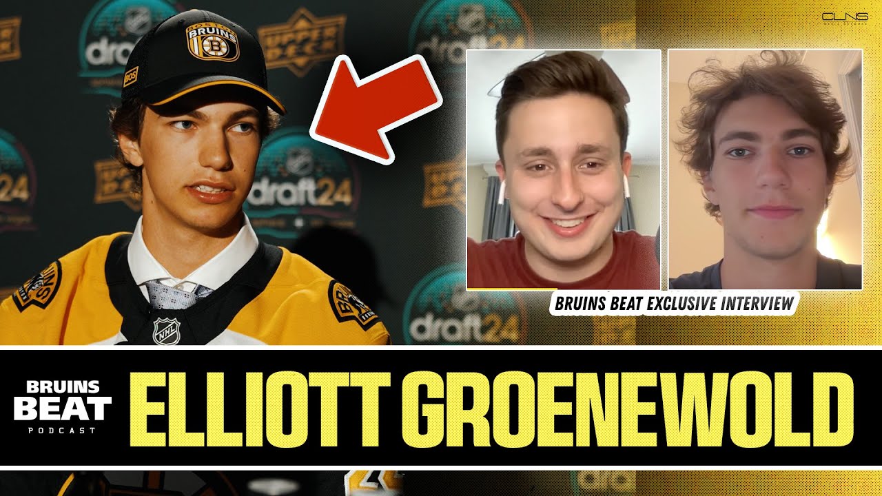 Bruins Beat Exclusive w/ Bruins’ Draft Pick Elliott Groenewold