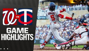 Nationals vs. Twins Game Highlights (7/26/25) | MLB Highlights