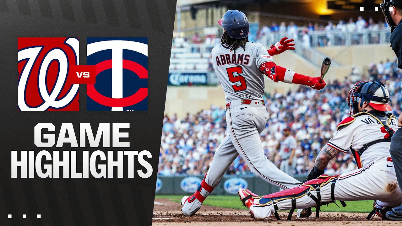 Nationals vs. Twins Game Highlights (7/26/25) | MLB Highlights