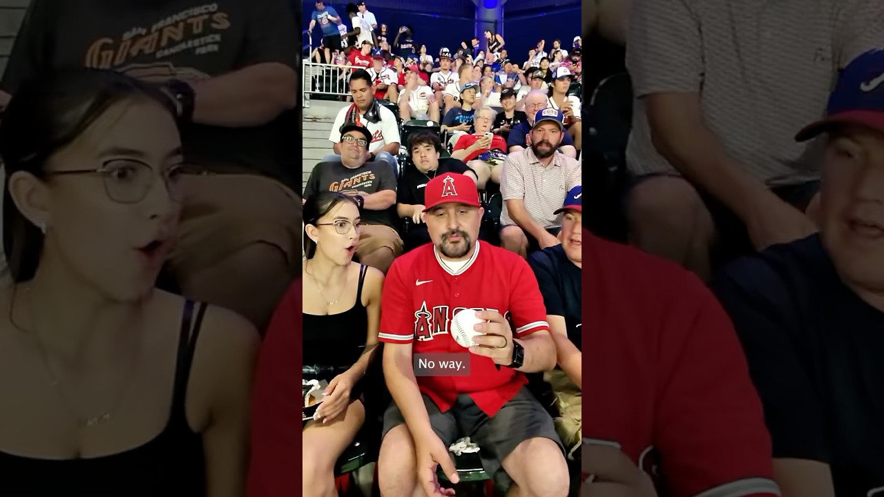 Surprising an Angels Fan with a Signed Baseball! ⚾️