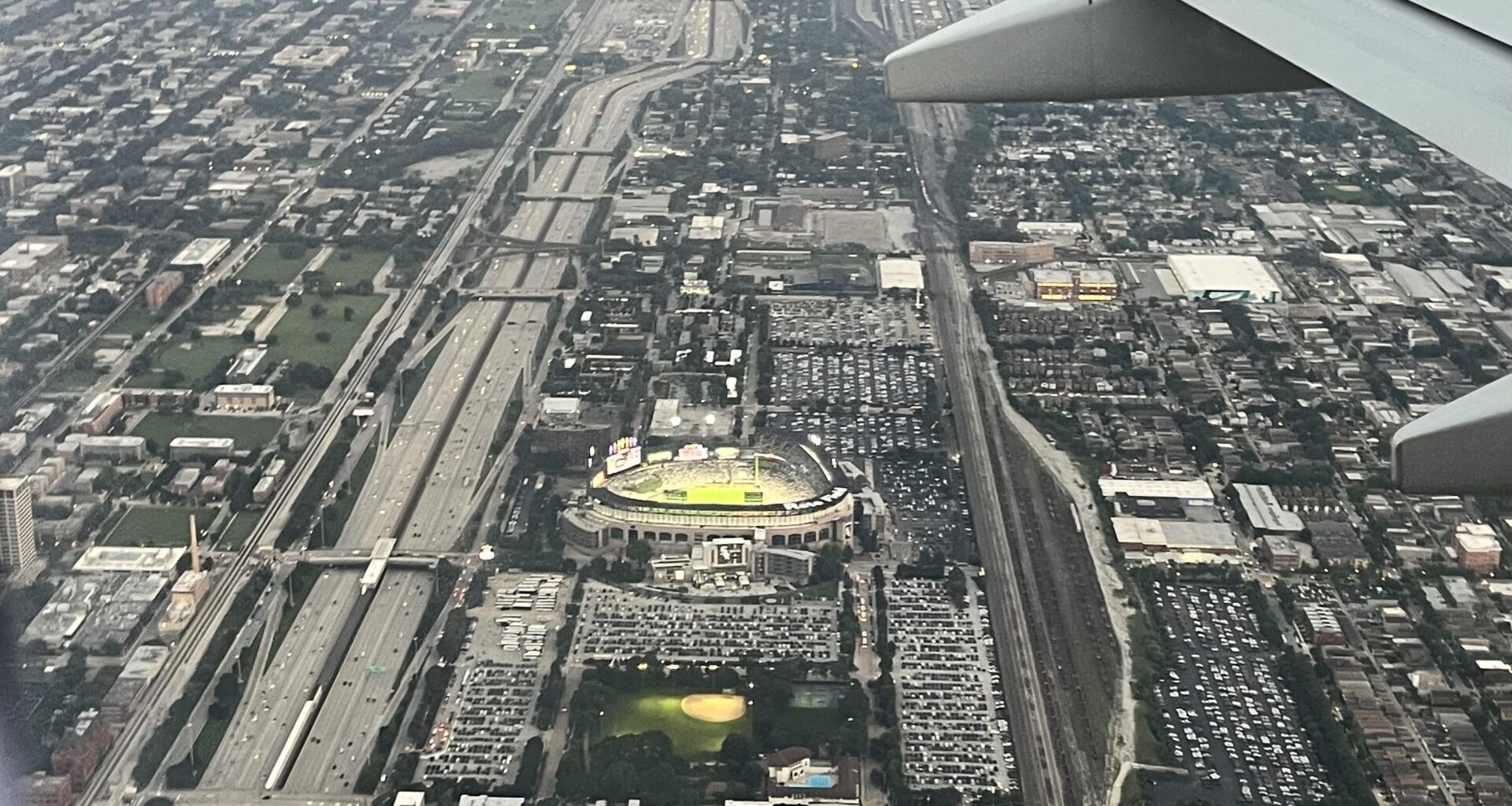 Saw the game from the sky tonight!