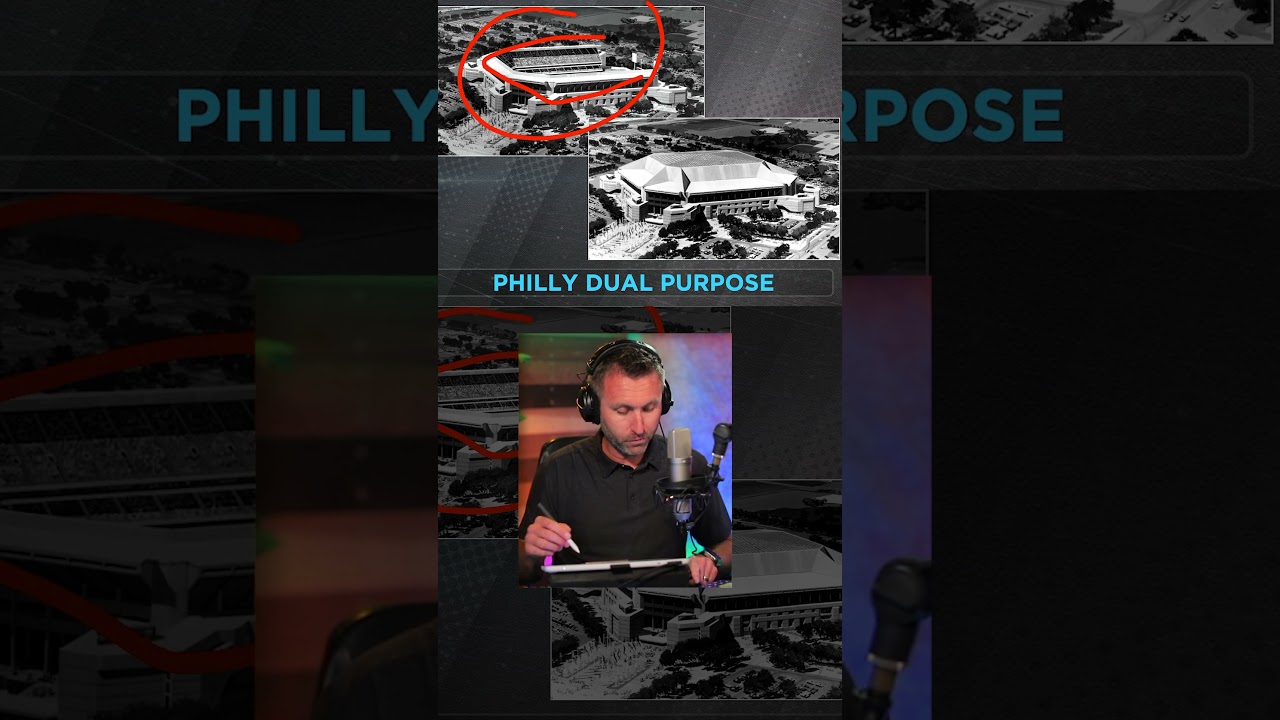 Philly once considered DOME for Eagles, Phillies #mlb #nfl #history