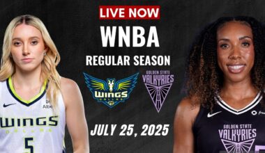 WNBA LIVE! Dallas Wings vs Golden State Valkyries | Regular Season 2025 July 25, 2025 2K Live Today