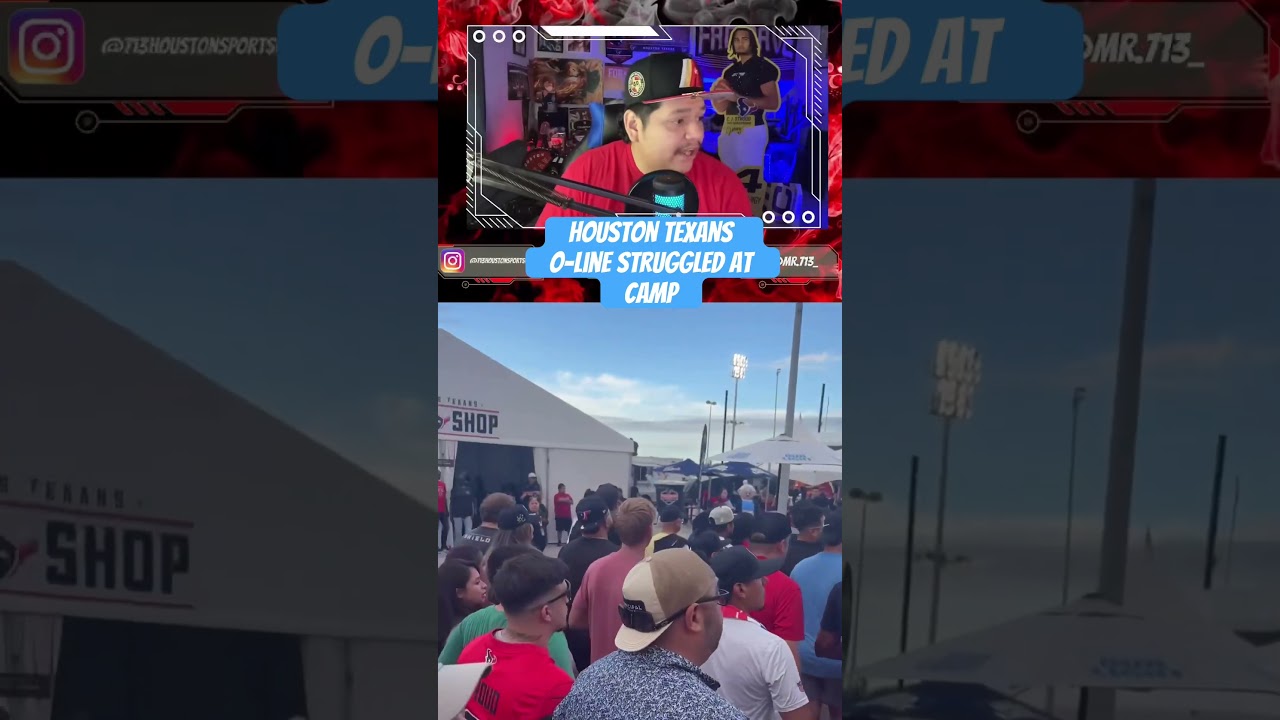 Houston Texans O-Line Struggled At Camp #nfl #nflnews #nflupdates #houstontexans #cjstroud #fyp