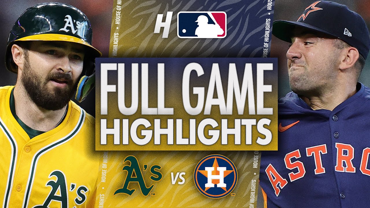 Oakland Athletics vs Houston Astros - FULL GAME HIGHLIGHTS  | July 27, 2025 MLB Season