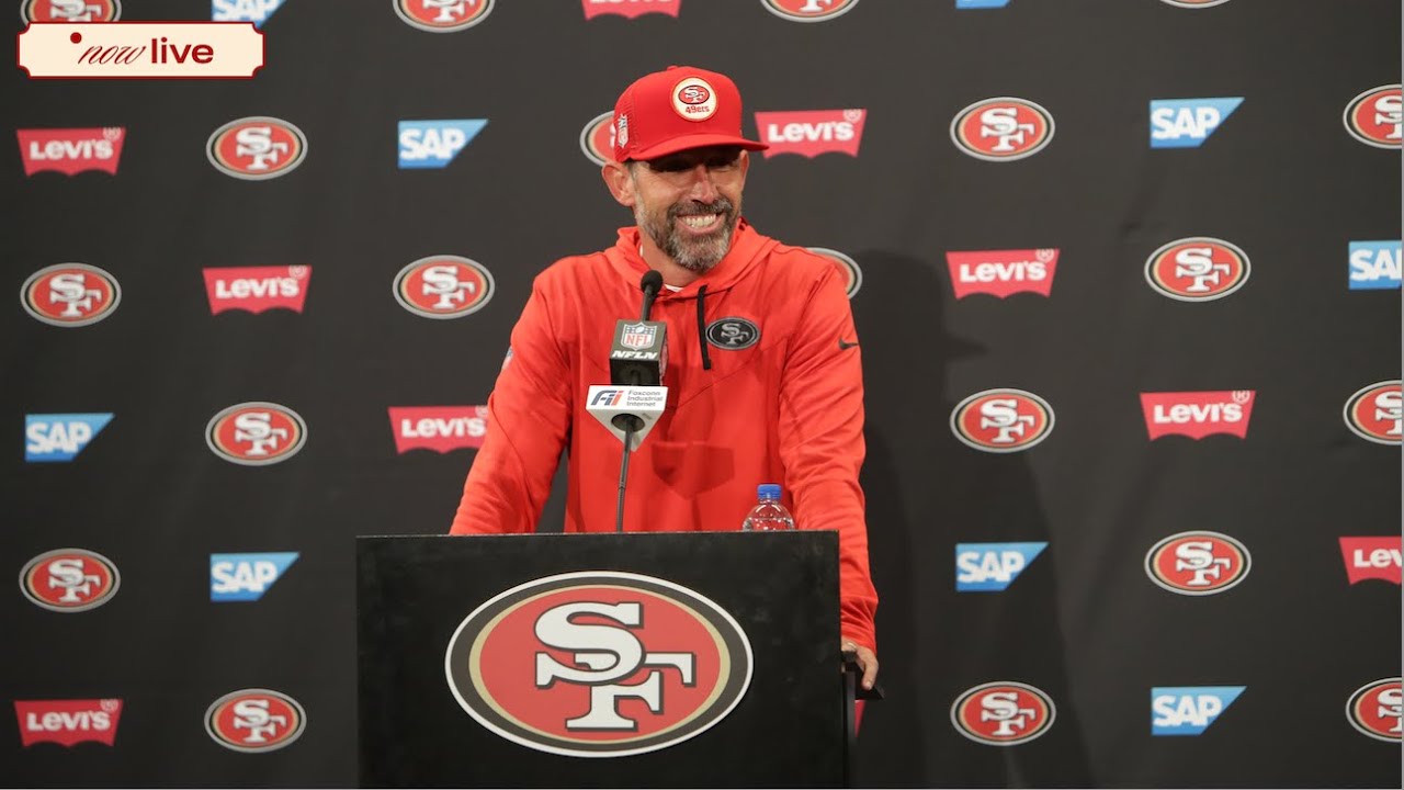 Kyle Shanahan and 49ers Players Address the Media at Training Camp