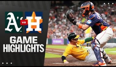 Athletics vs. Astros Game Highlights (7/27/25) | MLB Highlights