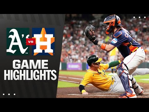 Athletics vs. Astros Game Highlights (7/27/25) | MLB Highlights