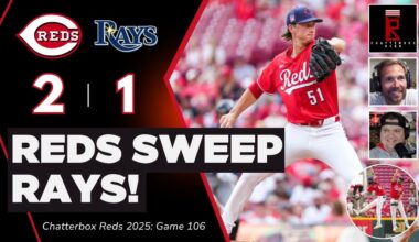 Chatterbox Reds Sunday Night: Cincinnati SWEEPS Tampa Bay Rays FOUR Days Before MLB Trade Deadline