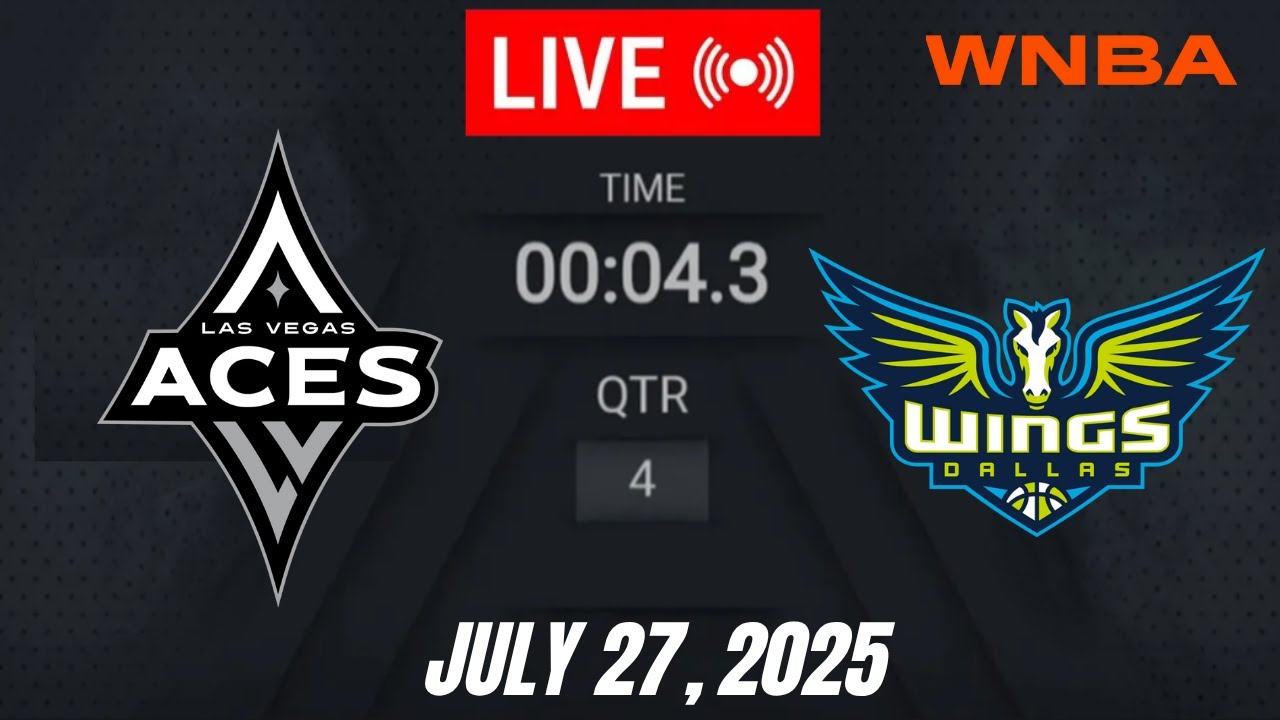 LIVE: Dallas Wings vs Las Vegas Aces | WNBA Regular Season 2025 I July 27, 2025 2K Live
