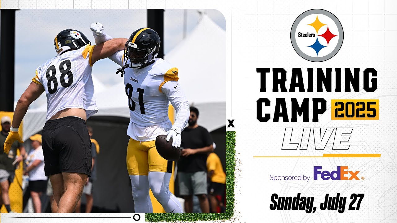 Watch Steelers Training Camp Practice Sunday, July 27 | Pittsburgh Steelers