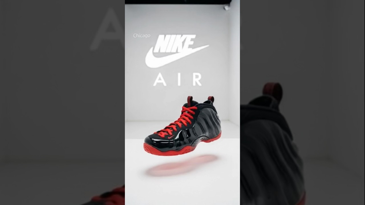 Nike Air Foamposite ✨ Chicago Bulls #nike #foamposite #chicagobulls #nba #sneakers #love #live