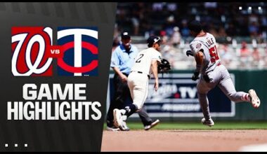 Nationals vs. Twins Game Highlights (7/27/25) | MLB Highlights