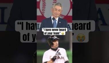 Ichiro thanks the Marlins in his HOF speech 😂