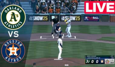 MLB LIVE🔴 Houston Astros vs Oakland Athletics - Jul 27, 2025 | Full Game MLB 2025 EN VIVO