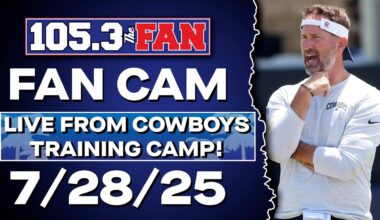 Week 2 Of Cowboys Training Camp Kicks Off In Oxnard | Fan Cam 07/28/25