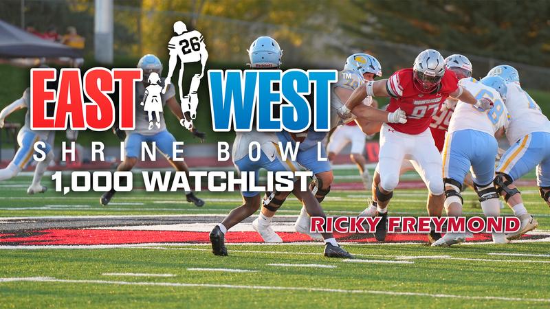 Freymond Included on Shrine Bowl 1,000 Watchlist