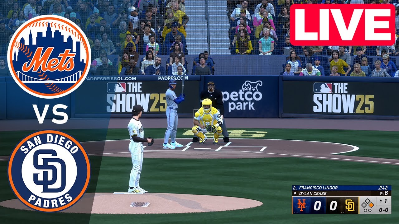 MLB LIVE🔴 New York Mets vs San Diego Padres - Jul 28, 2025 | Full Game MLB 2025 EN VIVO