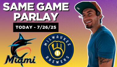 Miami Marlins vs Milwaukee Brewers - MLB Picks & Parlays - 7/26/25 - DocSports MLB Best Bets & Odds