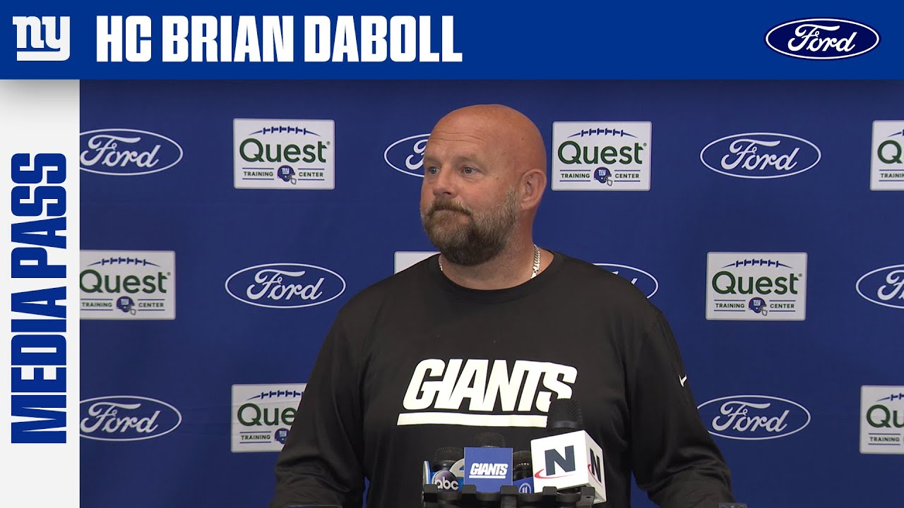 Coach Brian Daboll Previews First Padded Practice | New York Giants