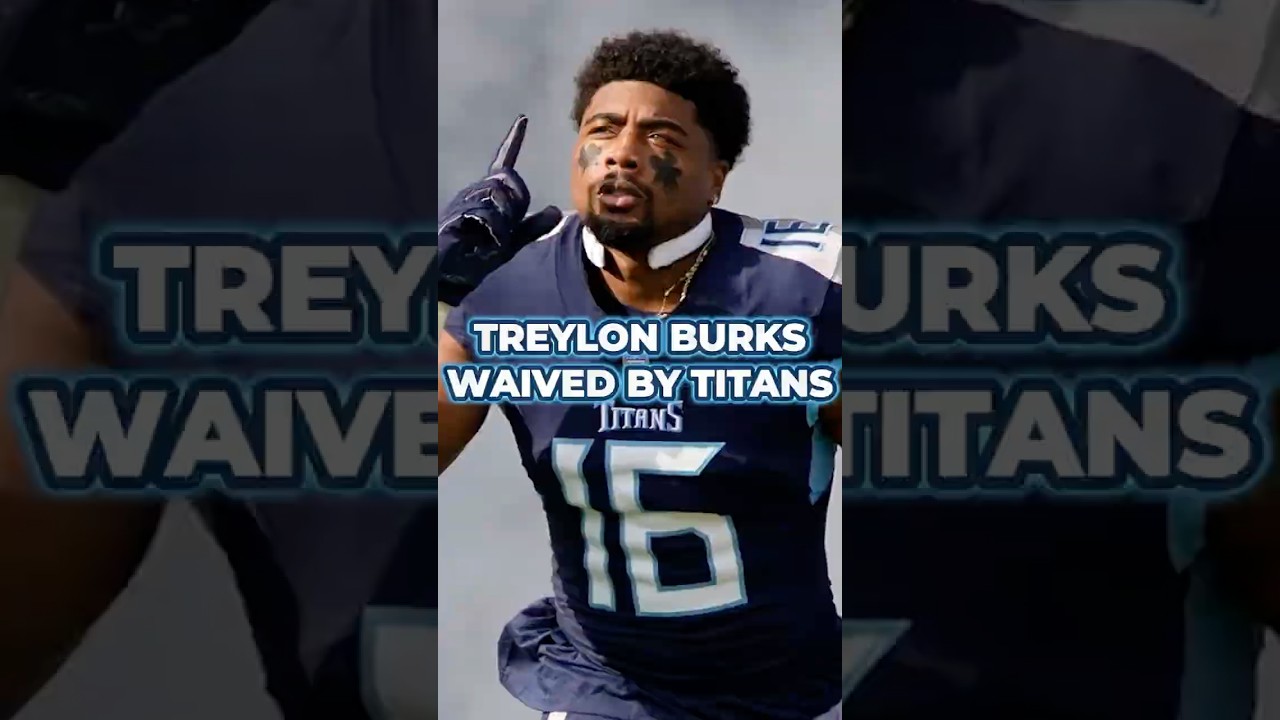 🚨 BREAKING NEWS: Tennessee Titans RELEASE WR Treylon Burks #titans #nfl #shorts