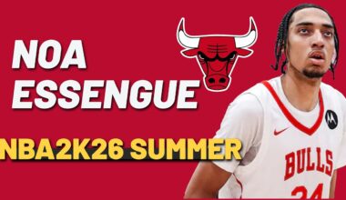 Chicago Bulls Lottery Pick Noa Essengue NBA2k26 Summer League Highlights