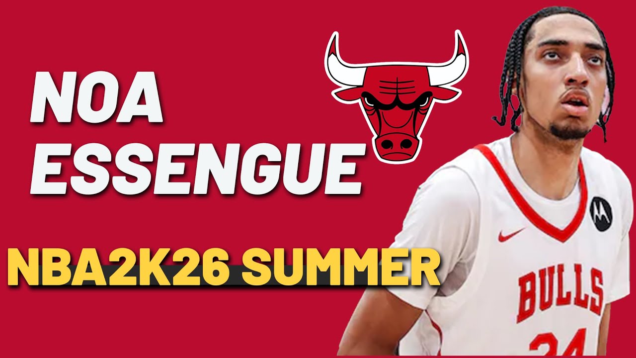 Chicago Bulls Lottery Pick Noa Essengue NBA2k26 Summer League Highlights