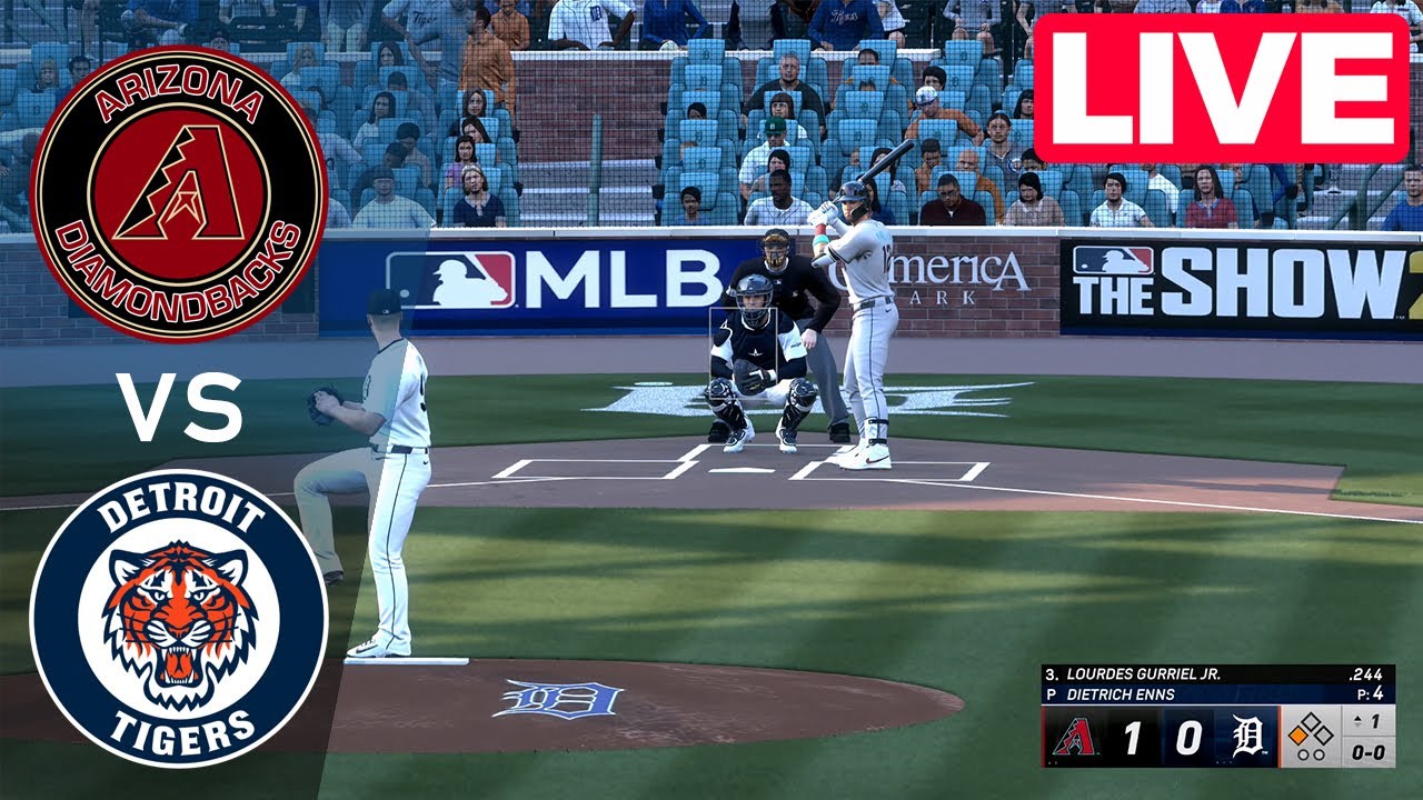 MLB LIVE🔴 Detroit Tigers vs Arizona Diamondbacks - Jul 28, 2025 | Full Game MLB 2025 EN VIVO
