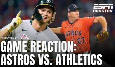 GAME REACTION: Houston Astros Struggle at Home vs Oakland Athletics — Can Injuries Explain It All?