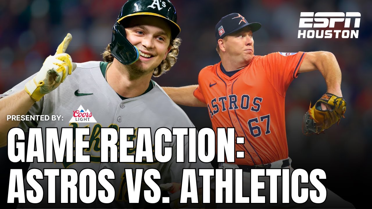GAME REACTION: Houston Astros Struggle at Home vs Oakland Athletics — Can Injuries Explain It All?