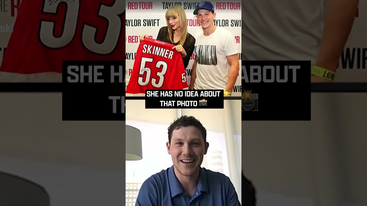 Jeff Skinner 🤝 Taylor Swift 🤩