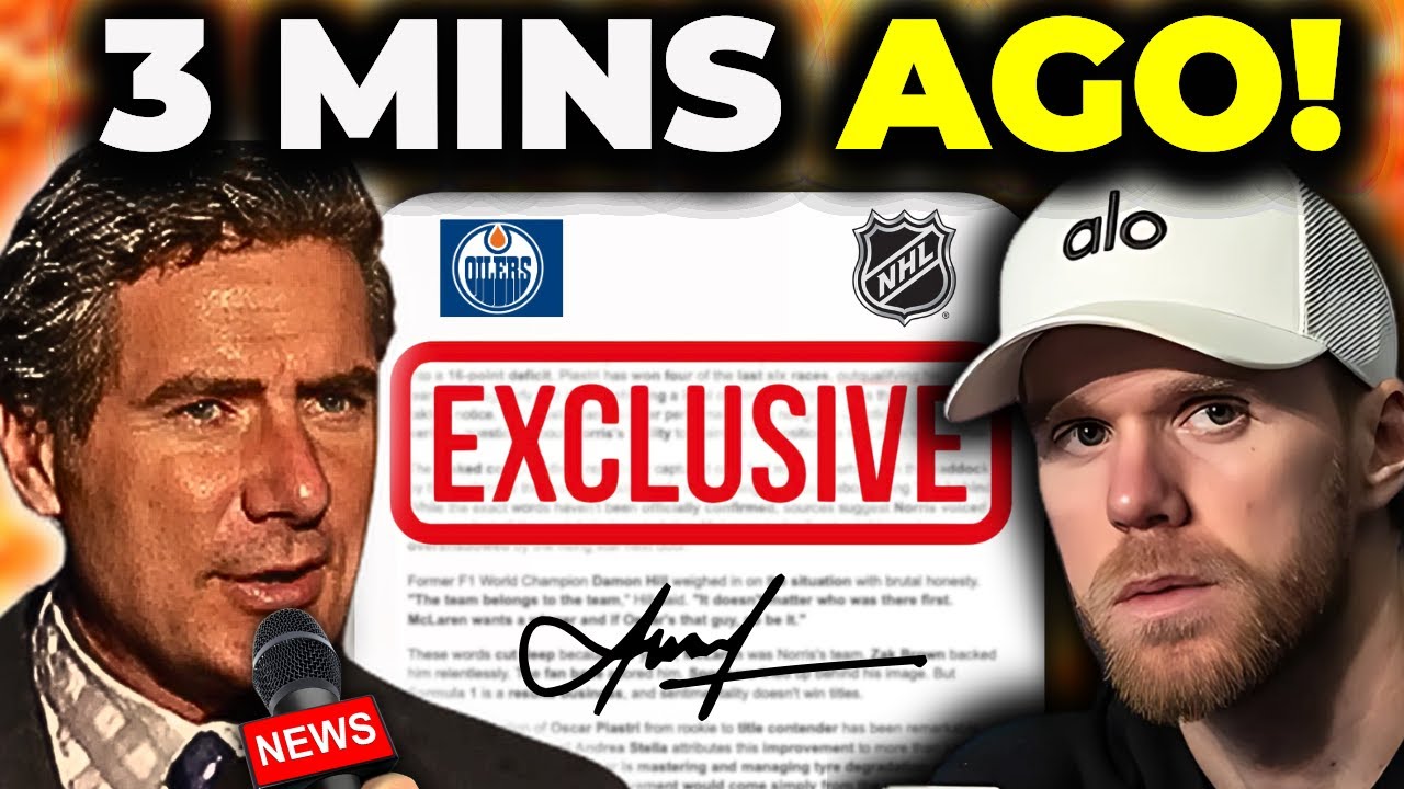 BREAKING: Gene Principe DROPS a BOMBSHELL On  McDavid’s Future and SHOCKED Everyone!