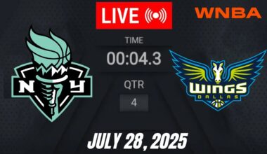 LIVE: Dallas Wings vs New York Liberty | WNBA Regular Season 2025 I July 28, 2025 2K Live