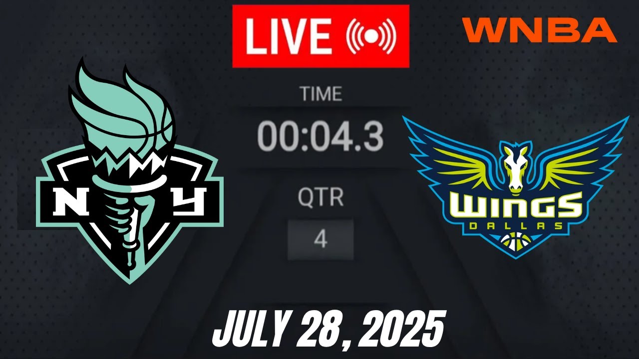 LIVE: Dallas Wings vs New York Liberty | WNBA Regular Season 2025 I July 28, 2025 2K Live