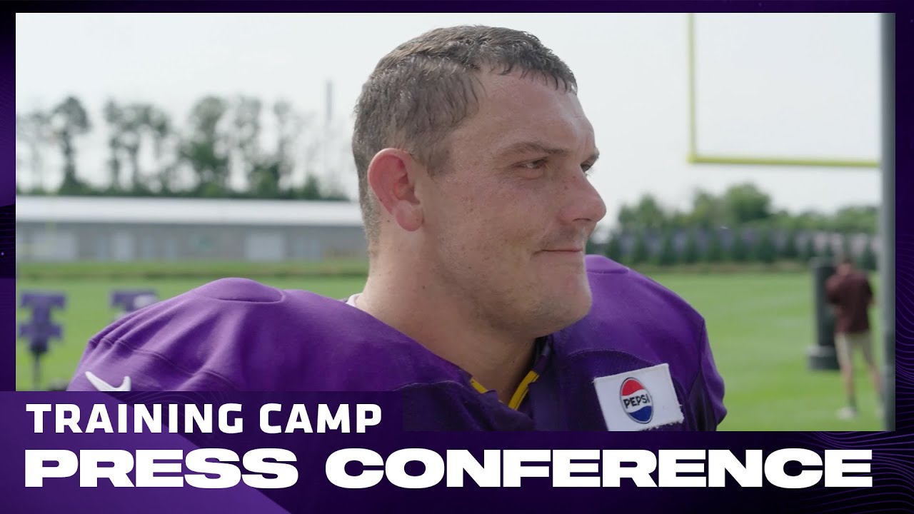 Minnesota Vikings Team Press Conferences: Ryan Kelly, Brian O'Neill, Harrison Phillips | July 28