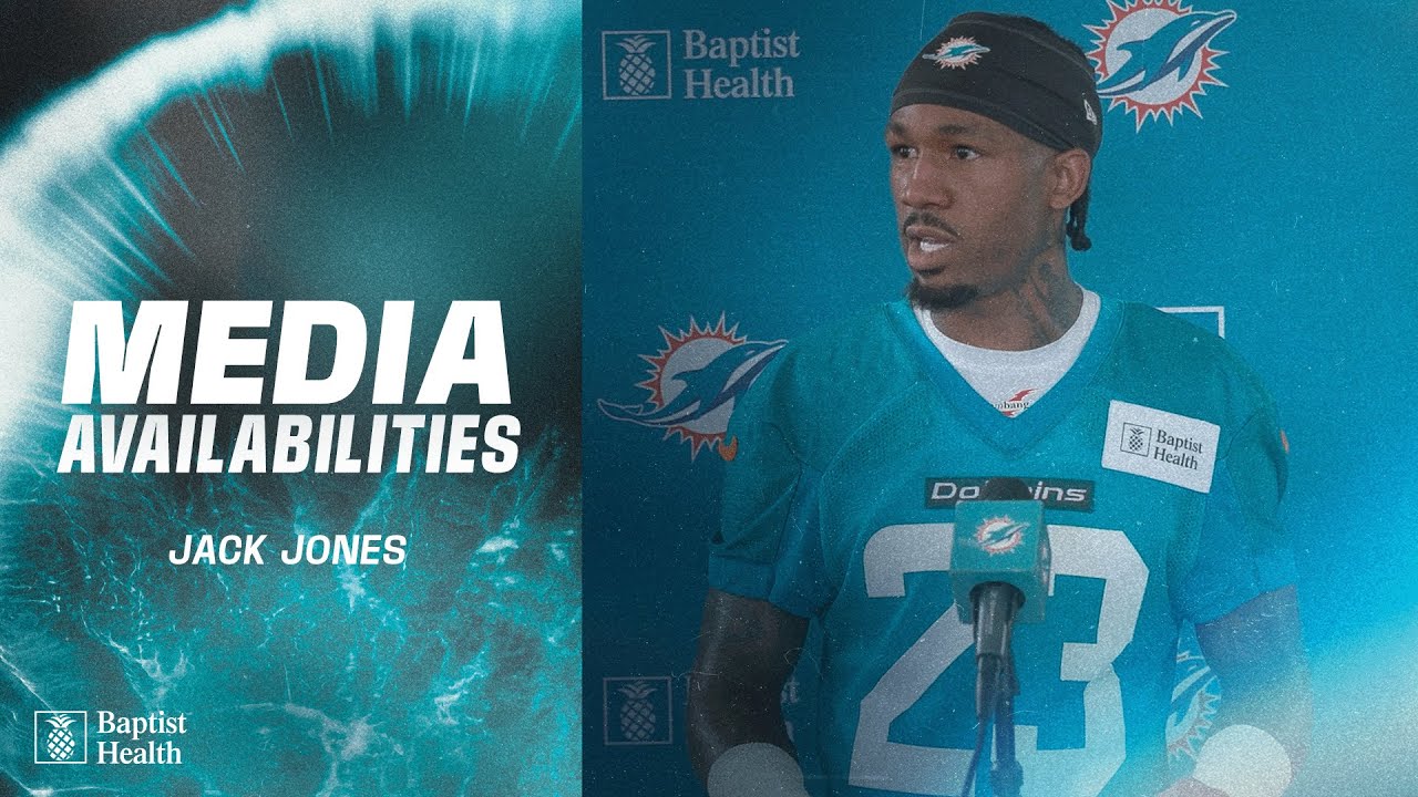 Jack Jones meets with the media | Miami Dolphins